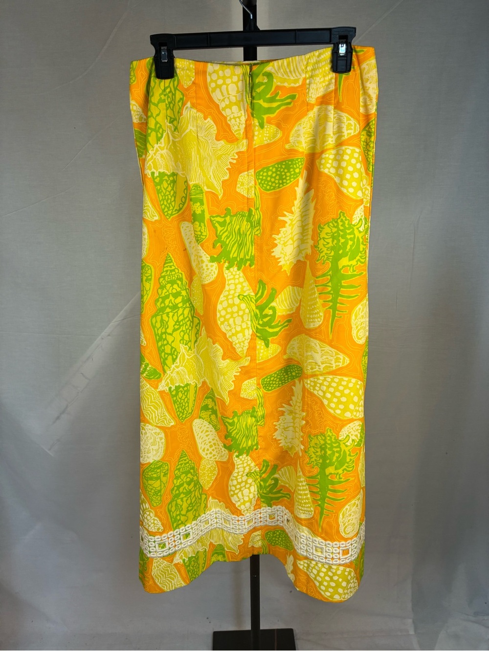 Stunning Vintage The Lilly Pulitzer Maxi Skirt Shell Print 14 - Picture 5 of 12